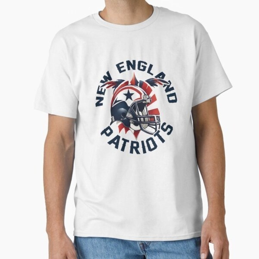 New England Patriots Casual Football Fan Apparel Shirt